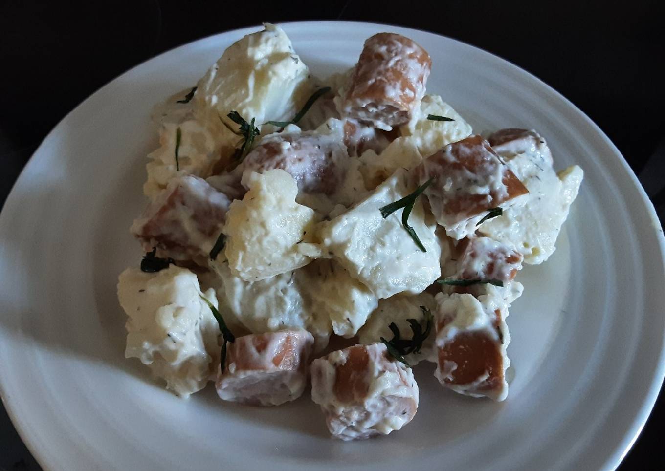 Sig's simple leftover potato salad