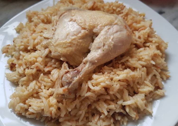 كبسة دجاج بقدر الضغط