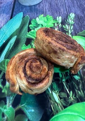 Una foto de Rollitos de canela en Airfryer
