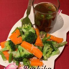 A picture of Black Chana Soup.