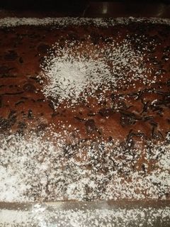 صورة لوصفة كيك شوكولاته ببيضة واحدة لذيذ أ هشيش أ يوجد في ظرف نصف ساعة 😋👍