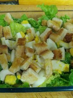 Una foto de Ensalada de champiñones
