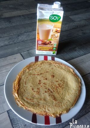 Une photo de Crêpes épeautre noisette