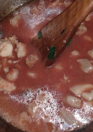 Una foto de Salsa de pollo