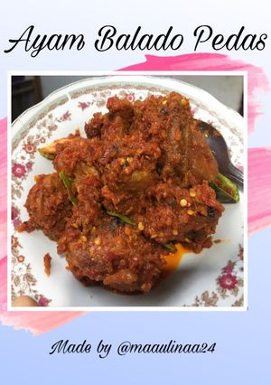 Foto resep Tumis Ayam Balado Pedas / Ayam bumbu Merah