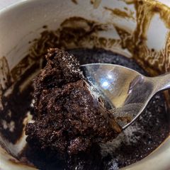 Brownie in a mug A picture of Brownie in a mug.