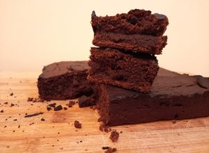 Una foto de Budín de banana y cacao, vegano y sin gluten
