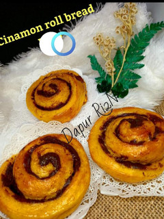 Foto resep Cinnamon roll Bread / Roti roll Cinnamon Labu Kuning
