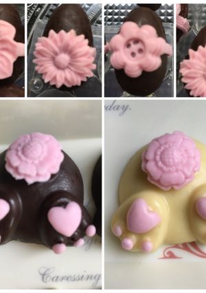 Foto principal de Huevos de Pascua y figuritas de chocolate con fondant