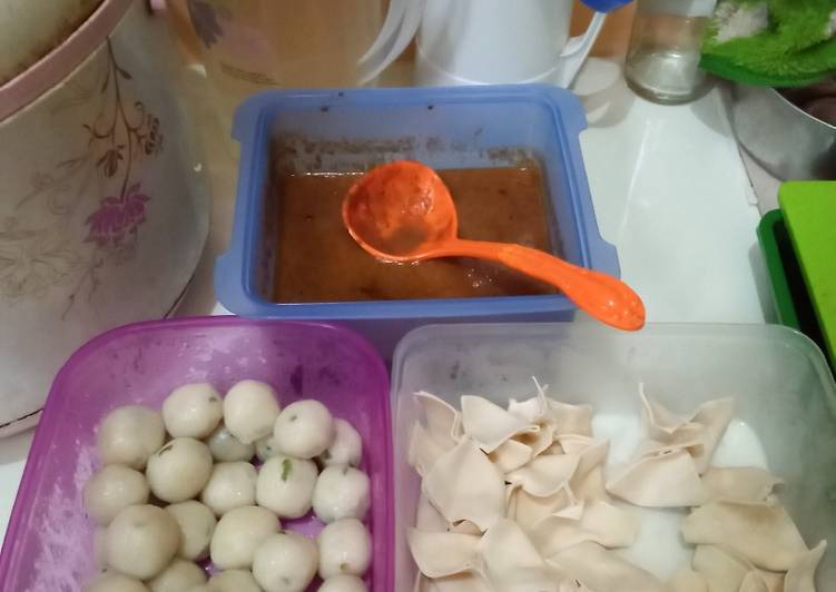 Resep Cilok Bumbu Kacang anti alot (walau sudah dingin) yang Bikin Ngiler