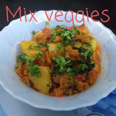 A picture of Mix veggies.