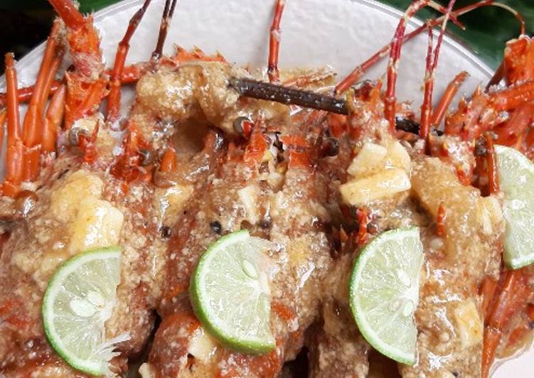 Bumbu mengolah Baby Lobster with Buttermilk Sauce yang Enak Banget