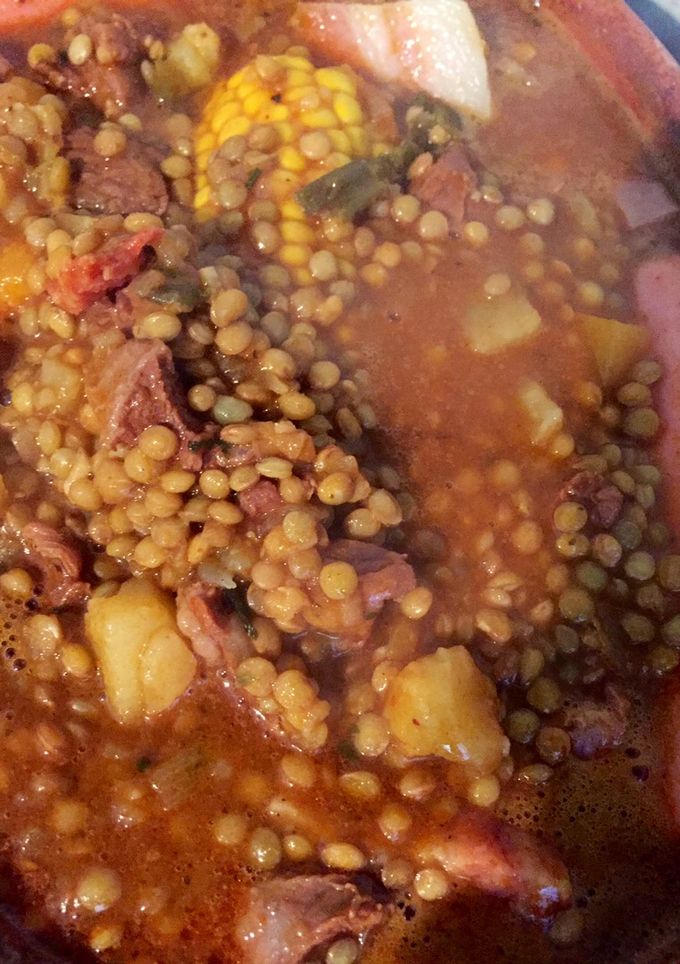 Una foto de Guiso de lentejas