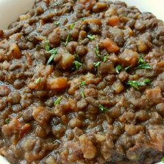 A picture of Vickys Lentil & Vegetable Stew, GF DF EF SF NF.