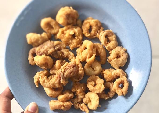 Cumi Goreng Tepung Ala Restoran Seafood Renyah Crispy