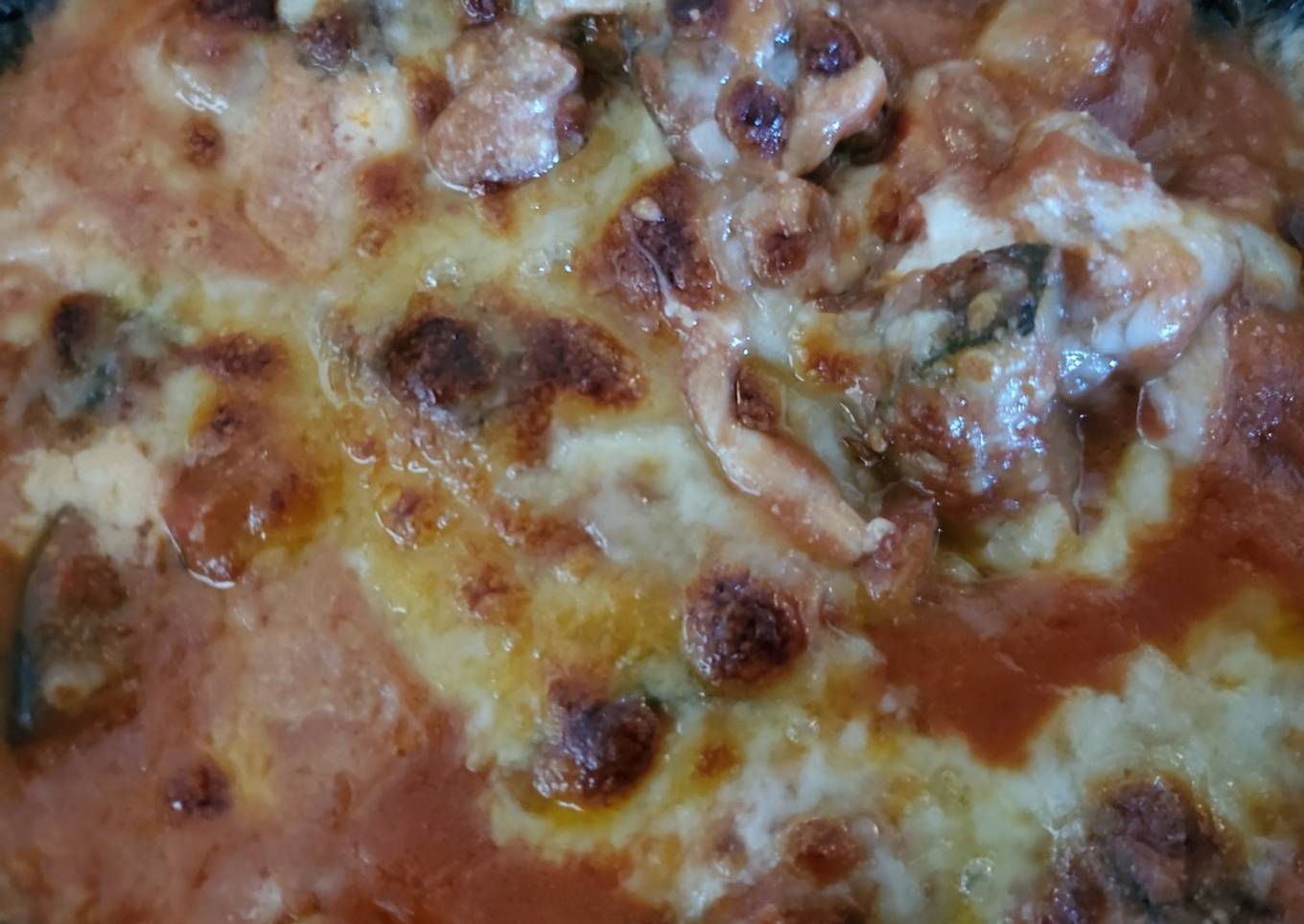 Keto Slow Cooker Eggplant Parmesan