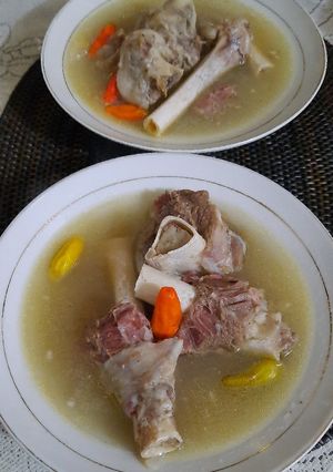 Foto resep Sup sumsum kaki kambing