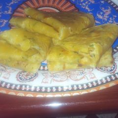 A picture of Corriander chapati.