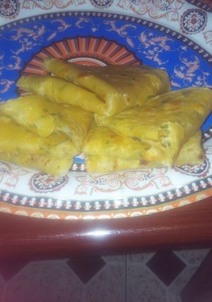 A picture of Corriander chapati.