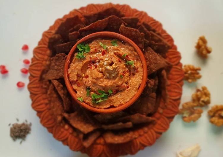 Simple Way to Prepare Quick Muhammara lebenese dip