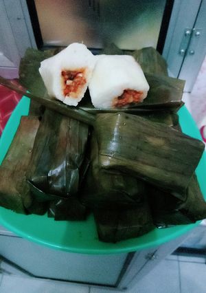 Foto resep Lontong isi oncom