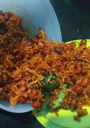 Foto resep Teri Kacang Pedas Manis