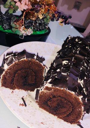 Foto resep BlackForest RollCake