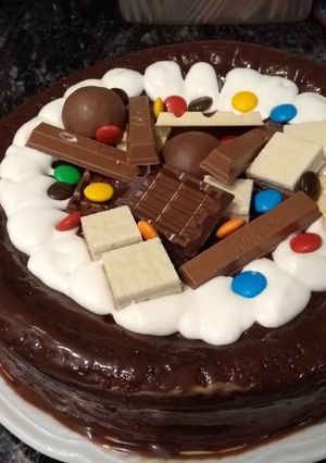 Una foto de Torta de bizcochuelo de chocolate