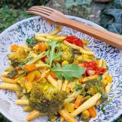 Krémes, zöldséges fusilli (vegán)-レシピのメイン写真