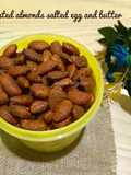 Roasted almonds salted egg and butter -Keto