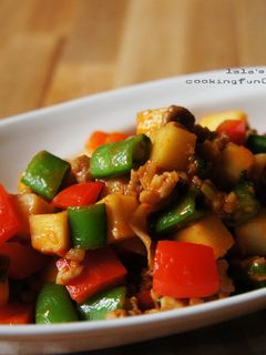 辣炒筍丁肉末 的食譜成品照片