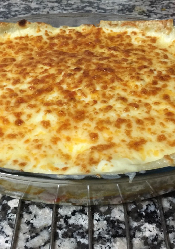 Una foto de Lasaña a la boloñesa