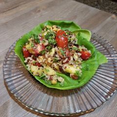 A picture of Southwest Avocado and Pineapple Grain Salad.