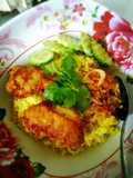 ข้าวหมกไก่ทอด