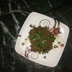 Soya mince vegetable fry A picture of Soya mince vegetable fry.
