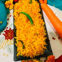 A picture of Healthy carrot rice.