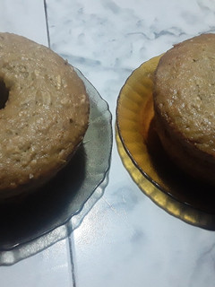 Una foto de Budín de manzanas y canela