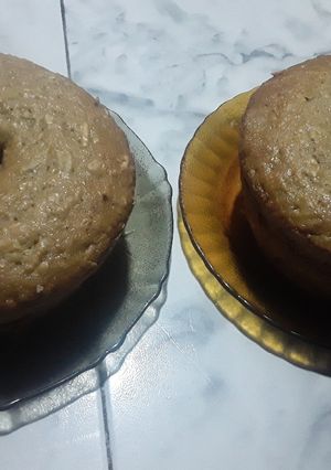 Una foto de Budín de manzanas y canela