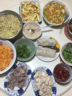 潤餅 的食譜成品照片