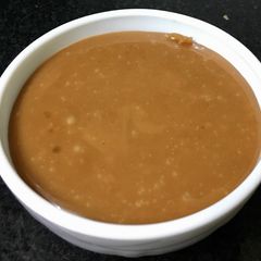 Salted caramel dip A picture of Salted caramel dip.