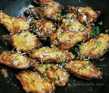 Without Fail Prepare Recipe Garlic Parmesan Fried Chicken Wings Savory Delicious