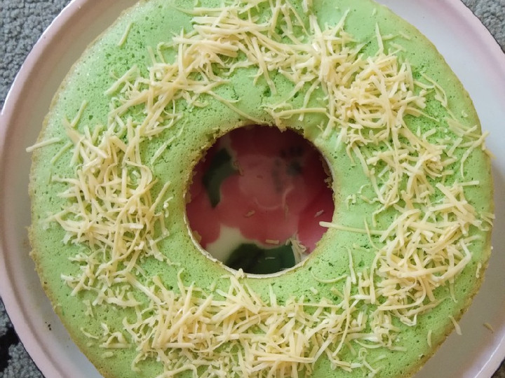 Resep Bolu jadul pandan toping keju, Bikin Ngiler