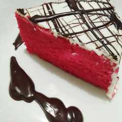 A picture of Red velvet cake.