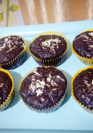 Foto resep Muffin Banana Cocho enak tanpa loyang husus