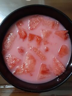 Foto resep 22. Es Buah Semangka