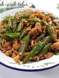 Foto resep Buncis Orak-Arik Telur