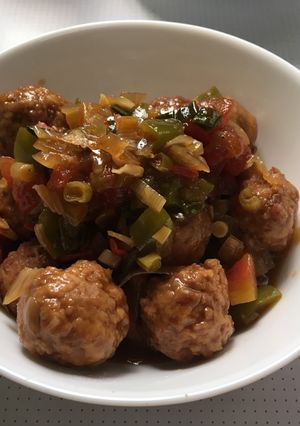 Foto resep Bola-bola ayam kecap (chicken Manchurian)