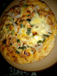 A picture of Home made Pizza.