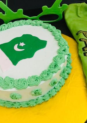 A picture of Independance day Cake.