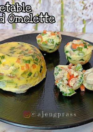 Foto resep [ menu diet ] Omelette Sayur Kukus